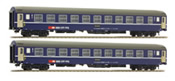 2pc Passenger Coach Set Bcm + Bcm “Alpen Express” of the SBB